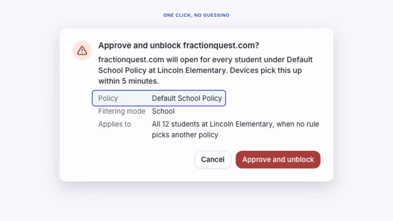 Still from the video "Access requests on the Dashboard"